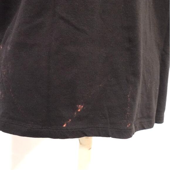 NEW Custom-Made Acid Ghost on Black V neck T shirt SZ XXL  (V4) - Picture 9 of 11